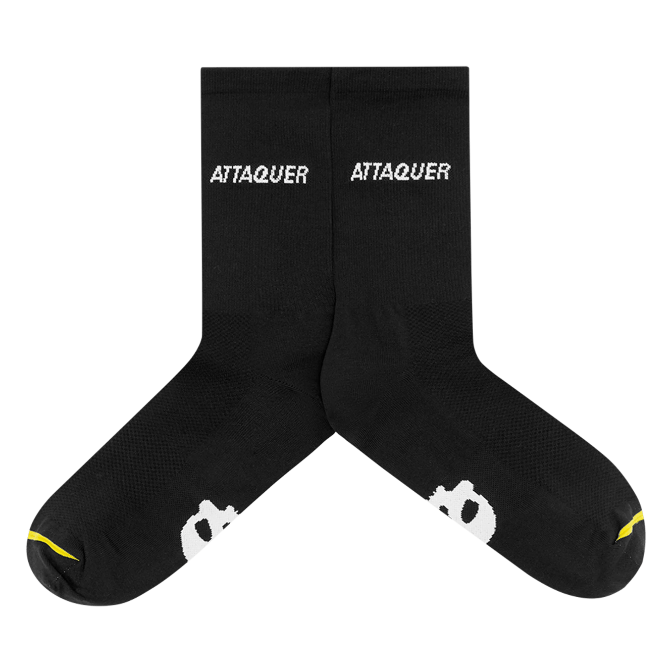 Attaquer All Day Side Logo Socks Black / S Apparel - Clothing - Socks