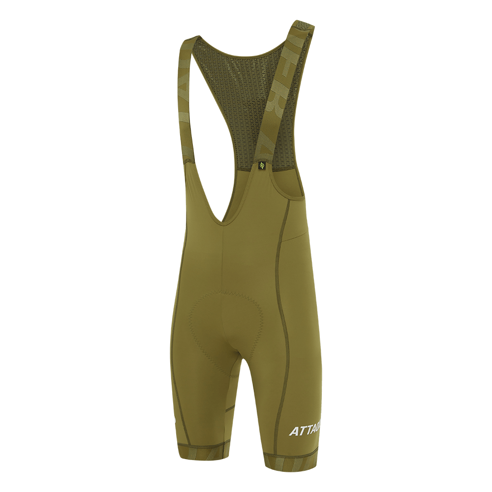 Attaquer Men's All Day Bib Shorts Moss / XS Apparel - Clothing - Men's Bibs - Road - Bib Shorts