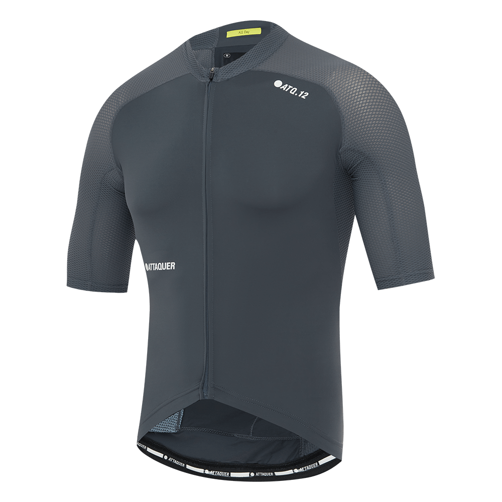 Attaquer Men's All Day Jersey Anthracite / XS Apparel - Clothing - Men's Jerseys - Road