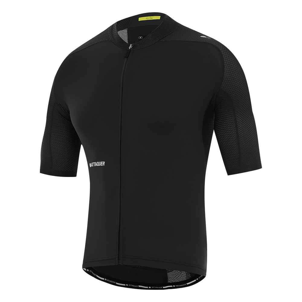 Attaquer Men's All Day Jersey Black / S Apparel - Clothing - Men's Jerseys - Road