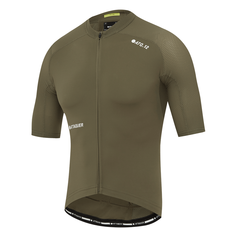 Attaquer Men's All Day Jersey Warm Grey / XS Apparel - Clothing - Men's Jerseys - Road