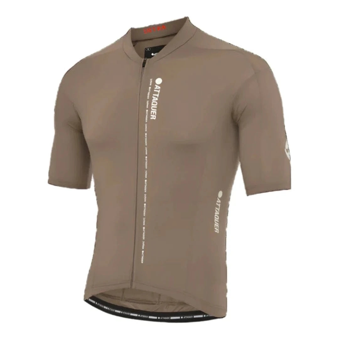 Attaquer Men's Intra Jersey Taupe / XS Apparel - Clothing - Men's Jerseys - Road
