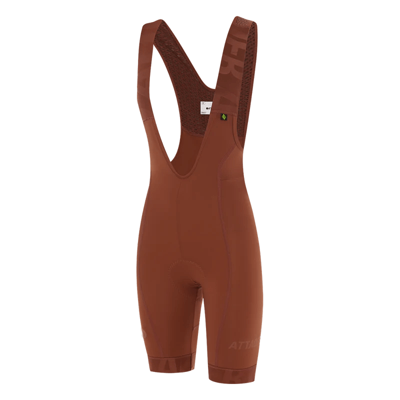 Attaquer Women's All Day Bib Shorts Burnt Orange / L Apparel - Clothing - Women's Bibs - Road - Bib Shorts