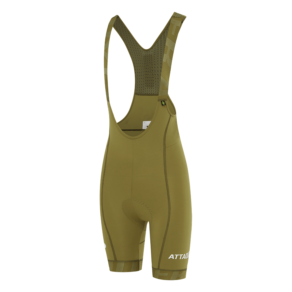 Attaquer Women's All Day Bib Shorts Moss / XXS Apparel - Clothing - Women's Bibs - Road - Bib Shorts
