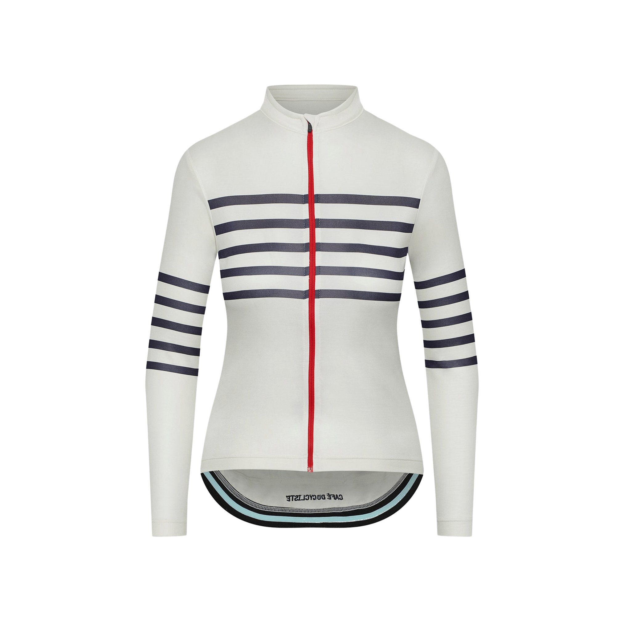 Café du Cycliste Claudette Women M Women's Cycling Jersey Claudette White – Café du Cycliste | US