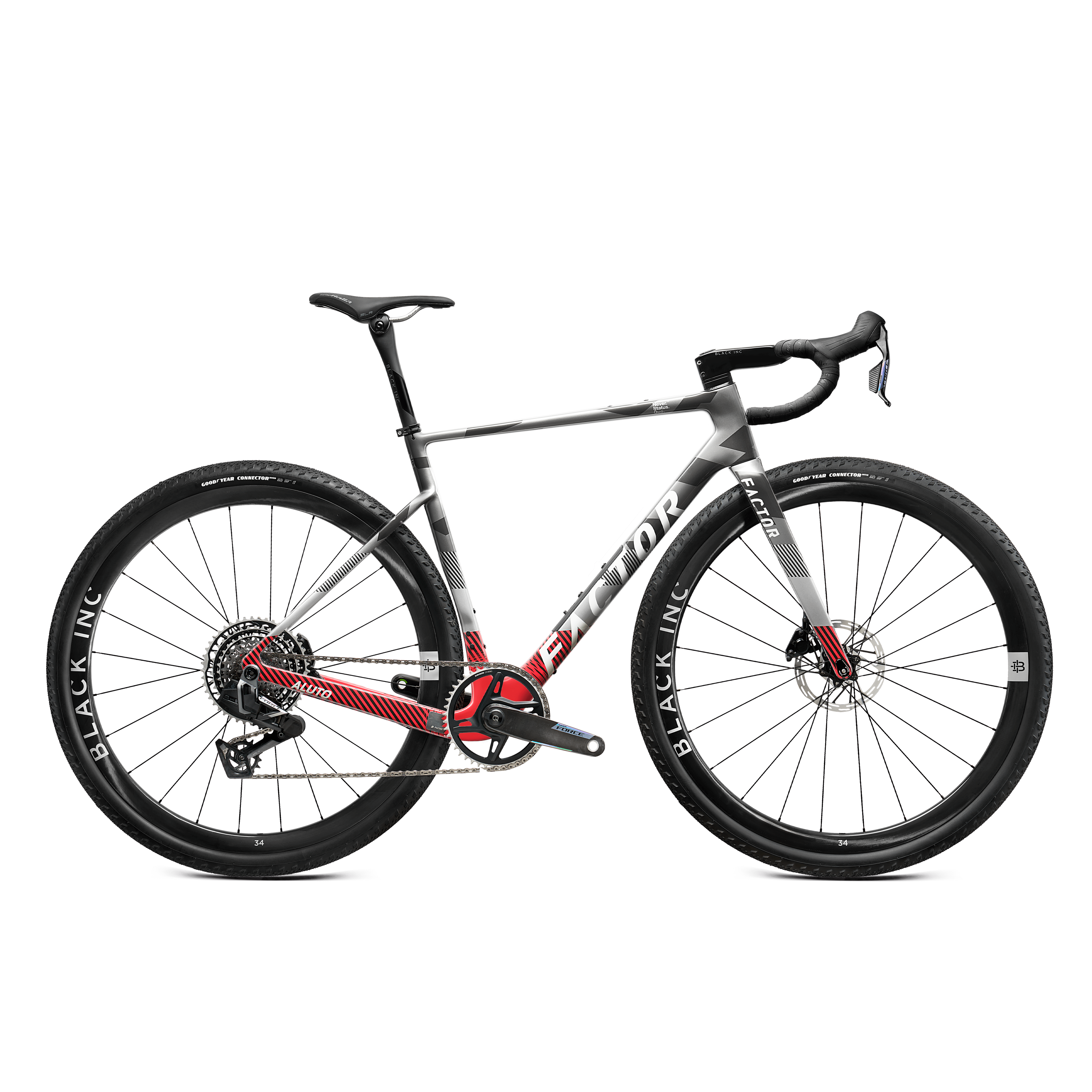 Factor Aluto Force XLPR E1 Quattro Grey / 49 Bikes - Gravel