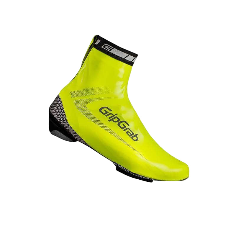 GripGrab RaceAqua Waterproof Shoe Covers Yellow Hi-Vis / Small Apparel - Apparel Accessories - Shoe Covers