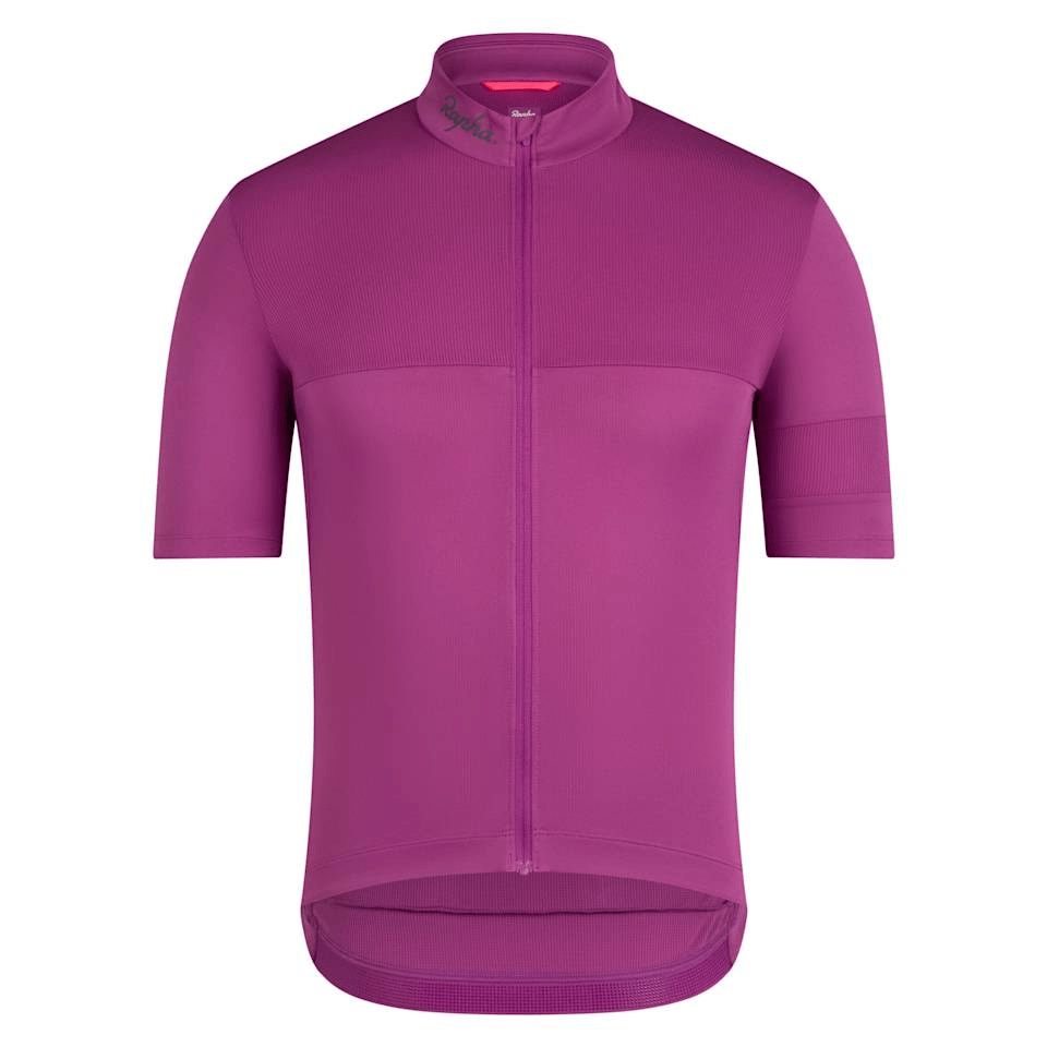 Rapha Men's Brevet Element Jersey Amethyst/Dark Navy / S Apparel - Clothing - Men's Jerseys - Road