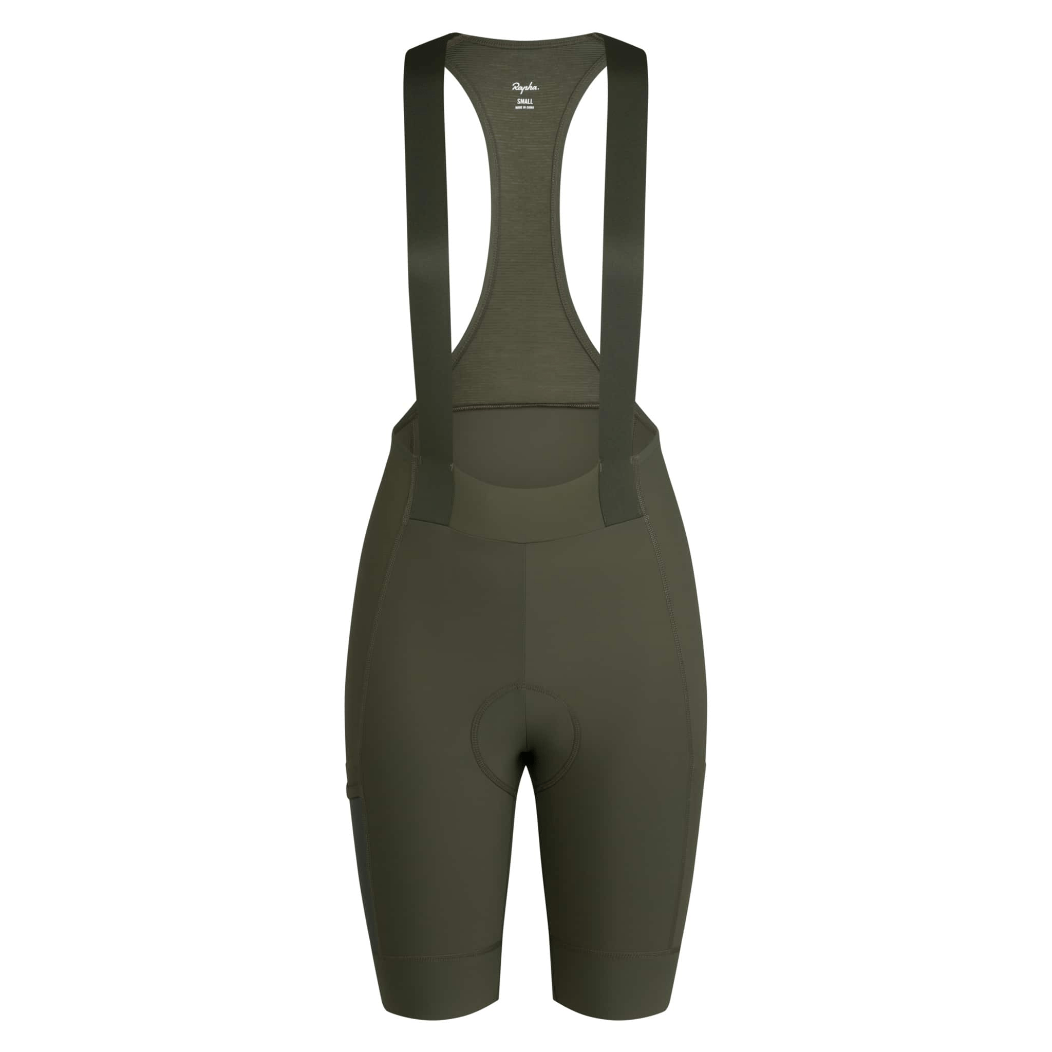 Rapha Women's Brevet Element Cargo Bib Shorts Deep Depths/Kalamata / XXS Apparel - Clothing - Women's Bibs - Road - Bib Shorts