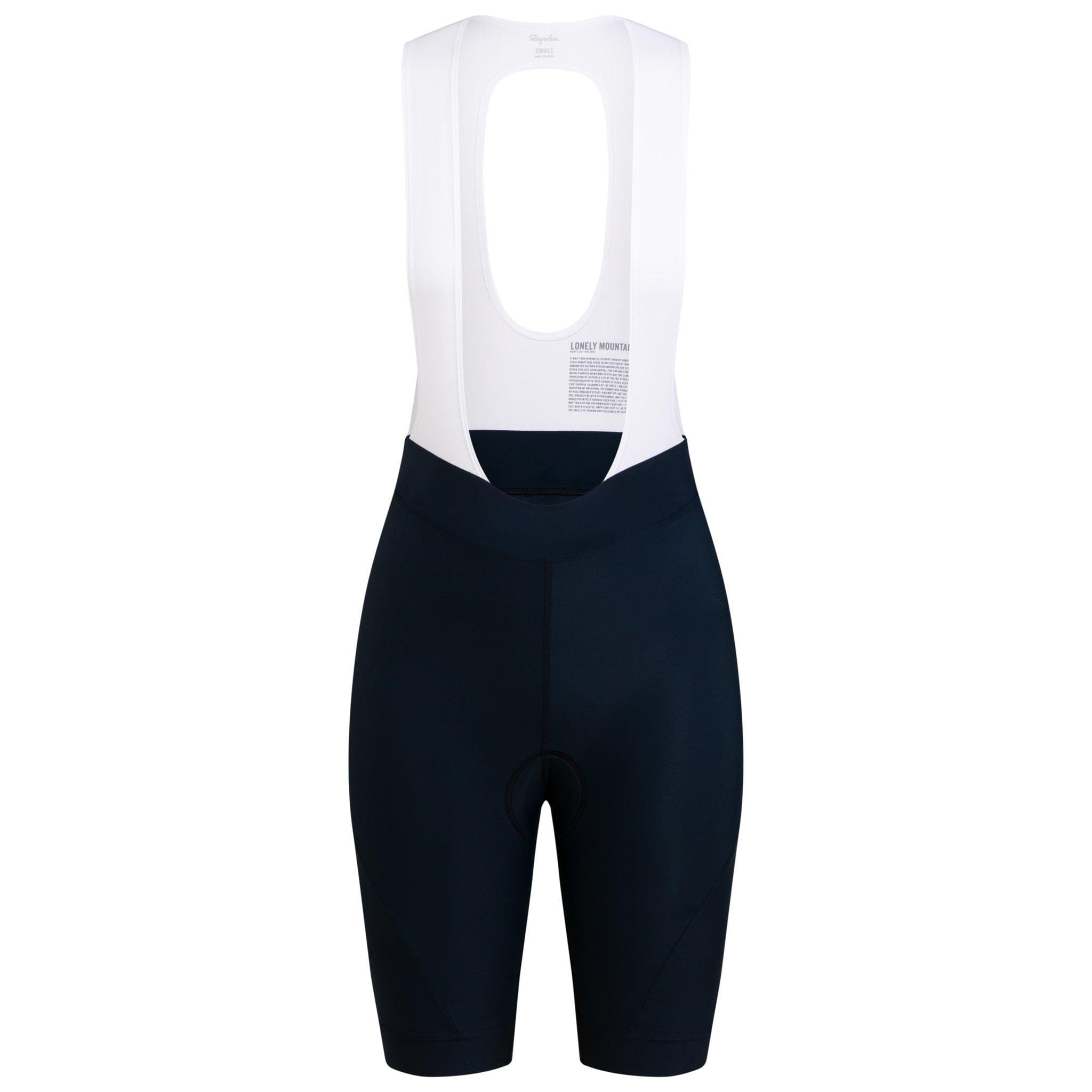 Rapha Women's Core Bib Shorts Black/White / XXS Apparel - Clothing - Women's Bibs - Road - Bib Shorts