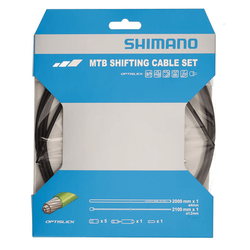 Shimano Road Optislick Derailleur Cable and Housing Set - Black main image 1