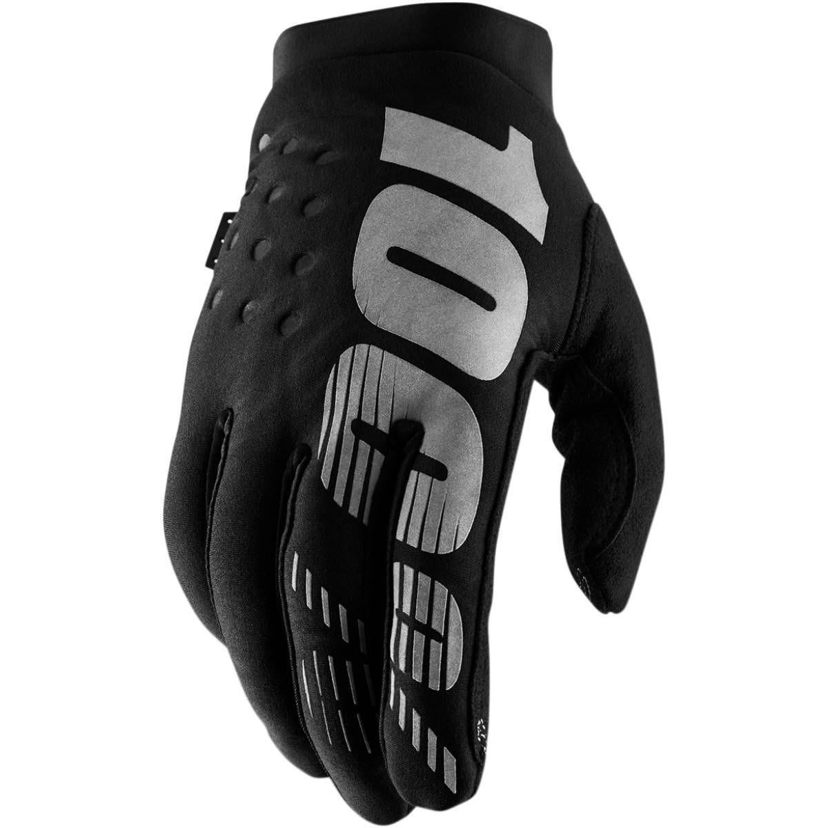 100% Brisker Gloves Black/Grey / S Apparel - Clothing - Gloves - Mountain