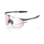 100% Hypercraft SQ Gloss Light Grey/Rose Gold Mirror Photochromic Lens Apparel - Apparel Accessories - Sunglasses
