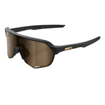 100% S2 Matte Black/Soft Gold Mirror Lens Apparel - Apparel Accessories - Sunglasses