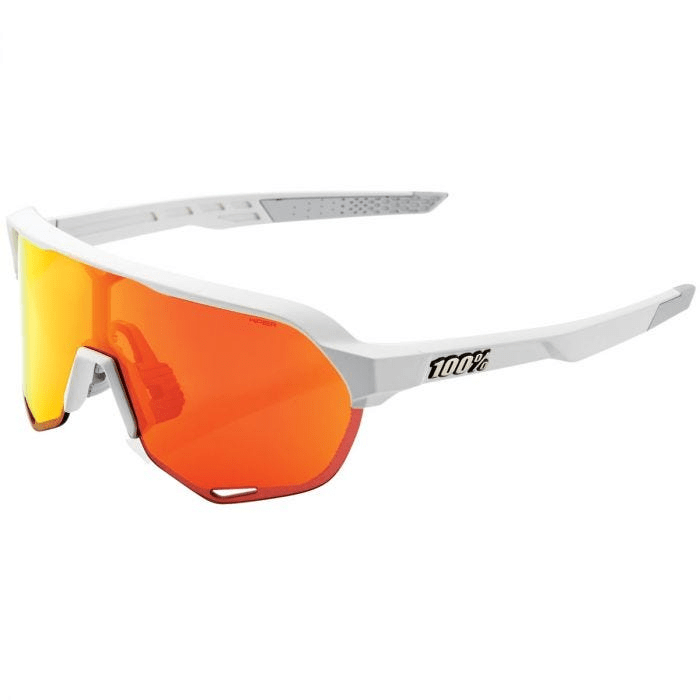 100% S2 Soft Tact Off White/HiPER Red Multilayer Mirror Lens Apparel - Apparel Accessories - Sunglasses