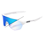 100% S2 Sunglasses Bastille Limited Edition Pearl White Glitter Frame/Blue Mirror Photocromic Lens Apparel - Apparel Accessories - Sunglasses