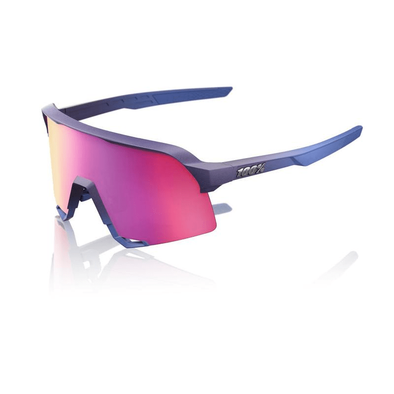 100% S3 Satin Storm Metallic/Purple Mirror Lens Apparel - Apparel Accessories - Sunglasses