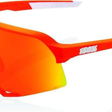 100% S3 Soft Tact Neon Orange/HiPER Red Multilayer Mirror Lens Apparel - Apparel Accessories - Sunglasses