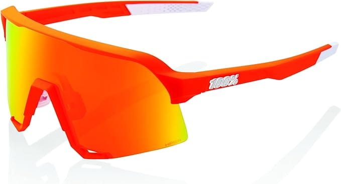 100% S3 Soft Tact Neon Orange/HiPER Red Multilayer Mirror Lens Apparel - Apparel Accessories - Sunglasses