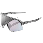 100% S3 Sunglasses Polished Translucent Grey/Rose Gold Mirror Photochromic Lens Apparel - Apparel Accessories - Sunglasses
