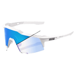 100% Speedcraft Bastille Limited Edition Pearl White Glitter Frame/Blue Mirror Photocromic Lens Apparel - Apparel Accessories - Sunglasses