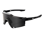 100% Speedcraft Matte Black Gloss Black/Black Mirror Lens Apparel - Apparel Accessories - Sunglasses