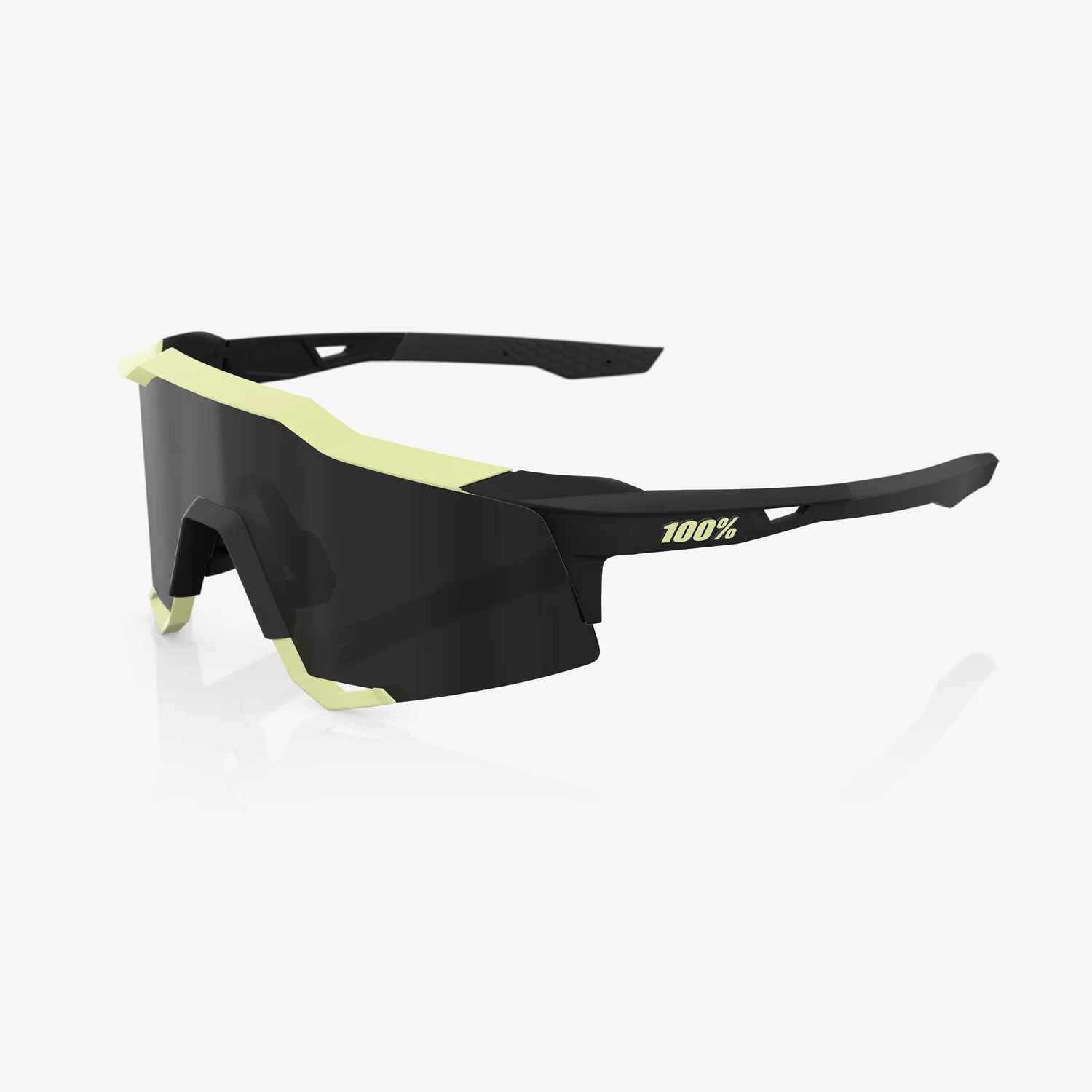 100% Speedcraft Soft Tact Glow/Black Mirror Lens Apparel - Apparel Accessories - Sunglasses