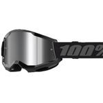 100% Strata 2 Goggles Black, Silver Mirror Lens Apparel - Apparel Accessories - Goggles