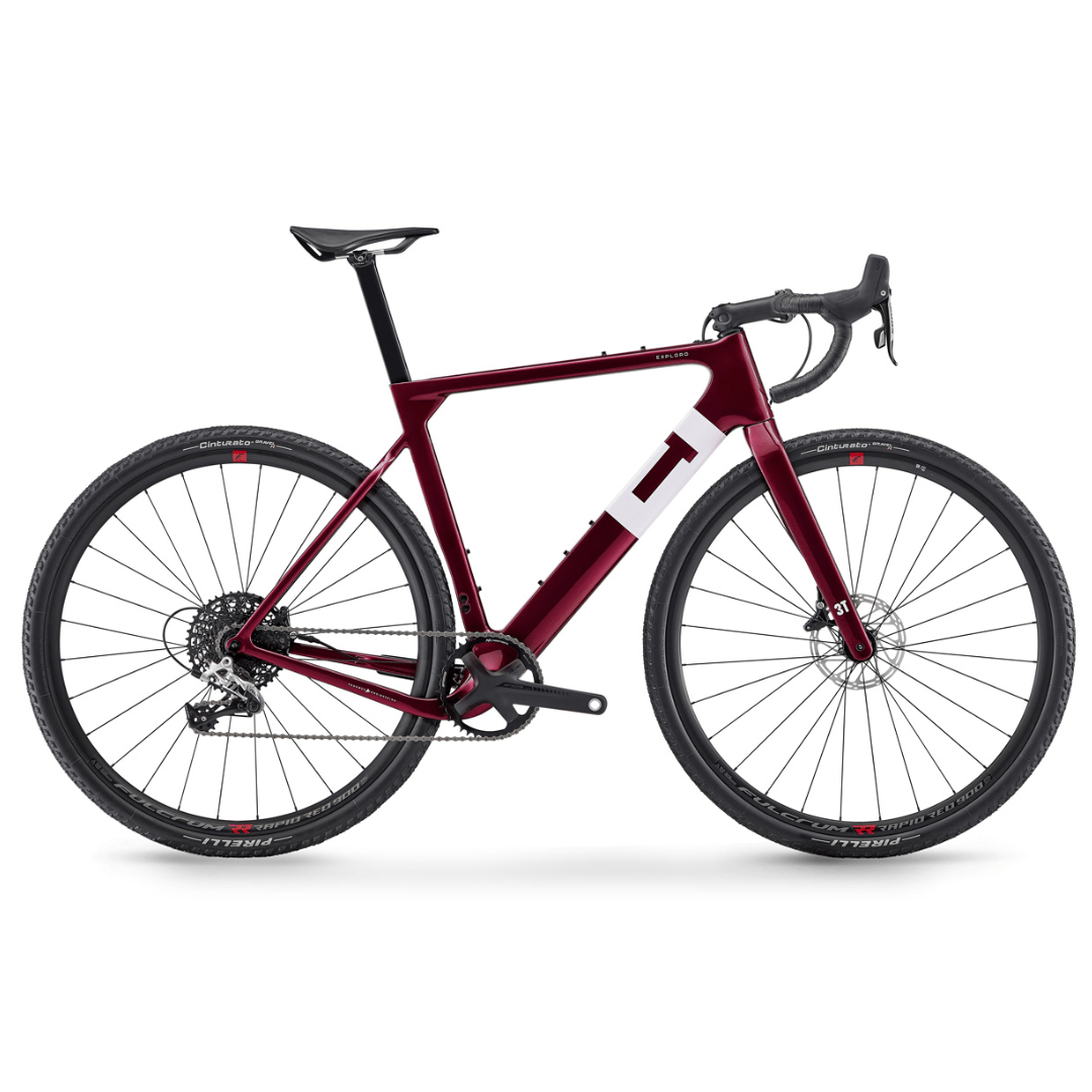 3T Exploro Primo Rival 1x11 Cherry / Small Bikes - Gravel