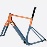 3T Exploro RaceMax Frameset Orange/Grey / XS Bikes - Frames - Gravel