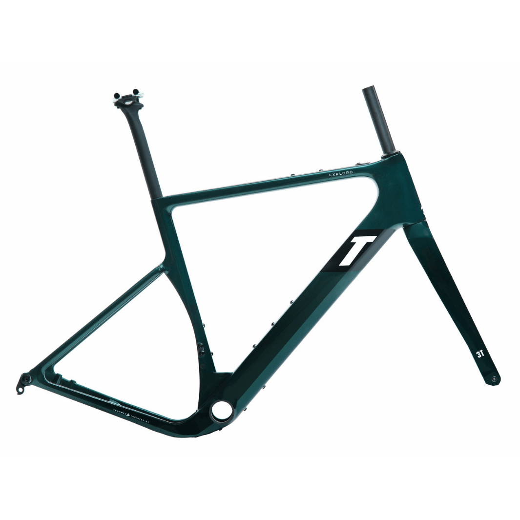 3T Exploro Ultra Frameset Racing Green / XXS Bikes - Frames - Gravel