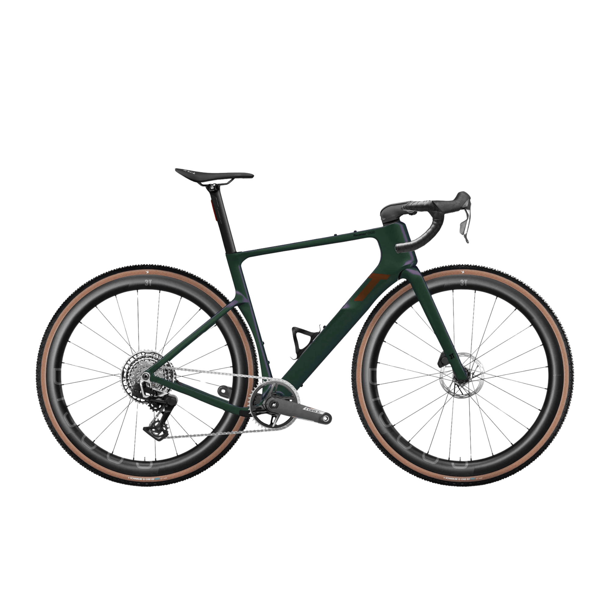 3T Racemax 2 Italia SRAM Force XPLR Discus 45|40 Smeraldo / L Bikes - Gravel
