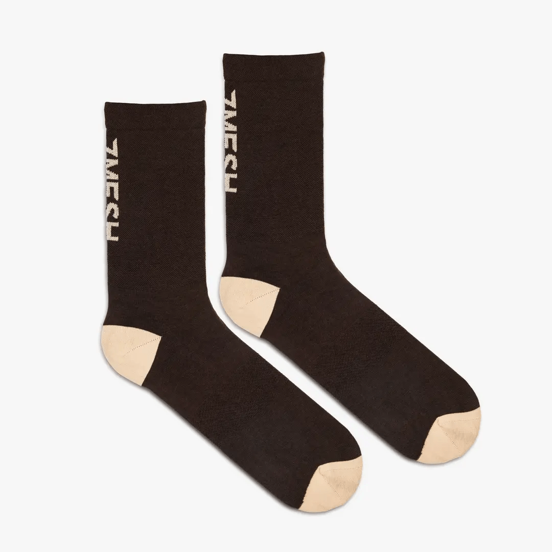 7mesh Ashlu Merino Sock Dark Chocolate / S Apparel - Clothing - Socks