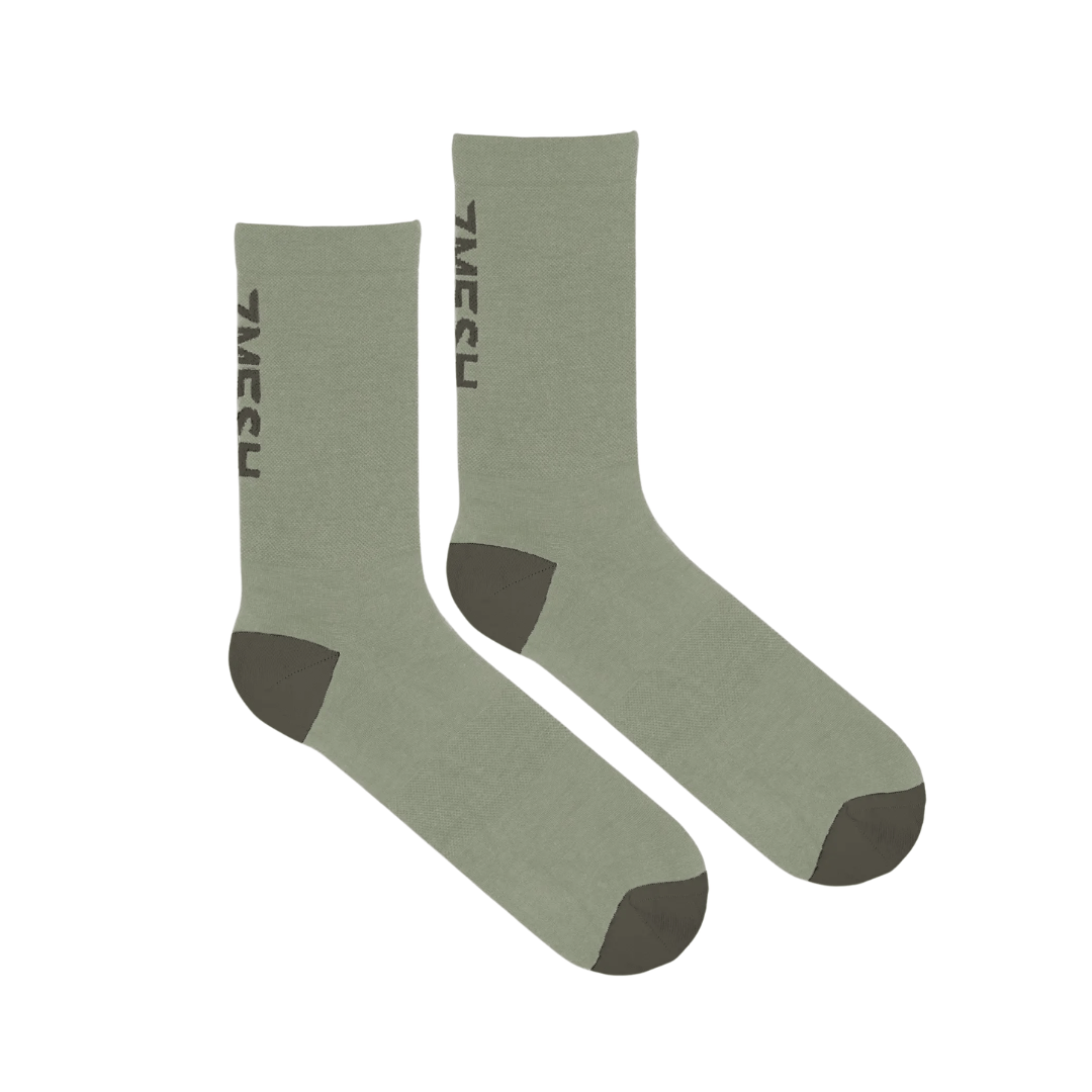 7mesh Ashlu Merino Sock Shadow / XL Apparel - Clothing - Socks