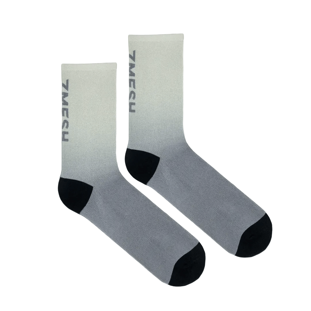 7mesh Fading Light Sock Fog / S Apparel - Clothing - Socks