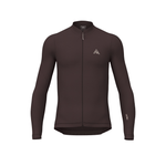 7mesh Men's Ashlu Merino Jersey LS Dark Chocolate / XS Apparel - Clothing - Men's Jerseys - Road