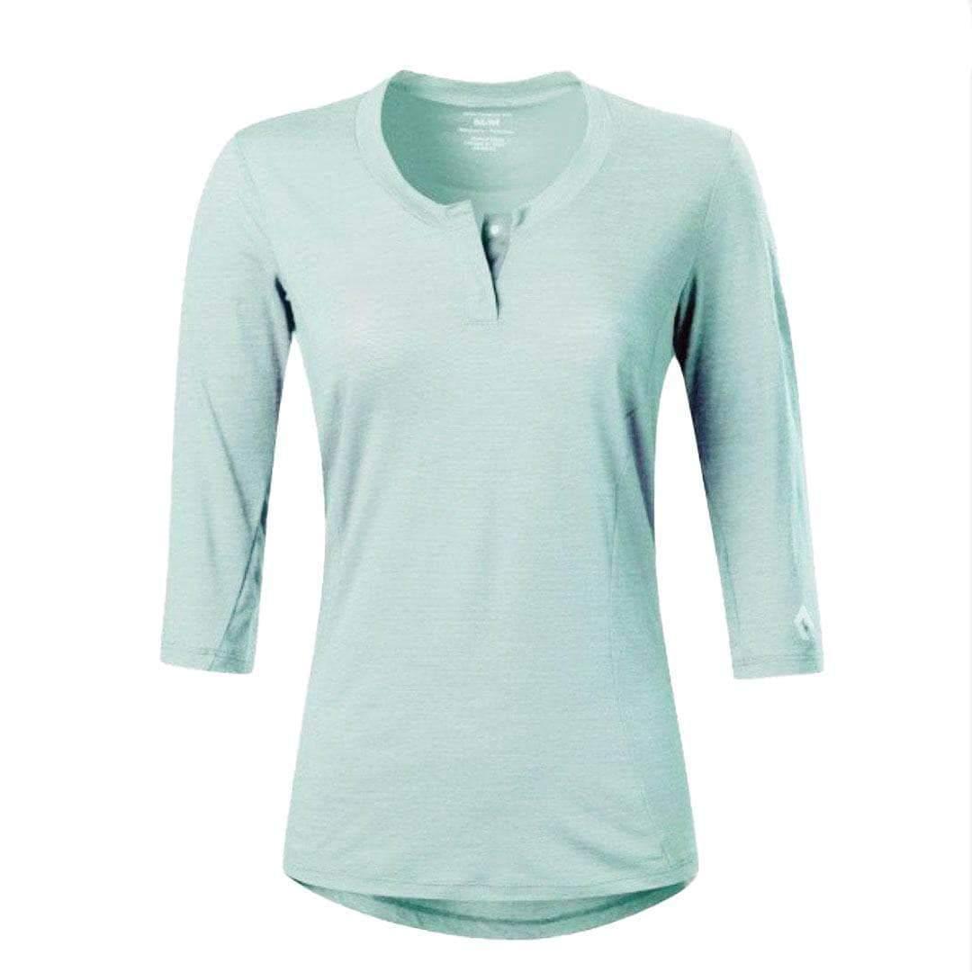 7mesh Women's Desperado Merino Henley Refresh Mint / XS Apparel - Clothing - Women's Jerseys - Mountain