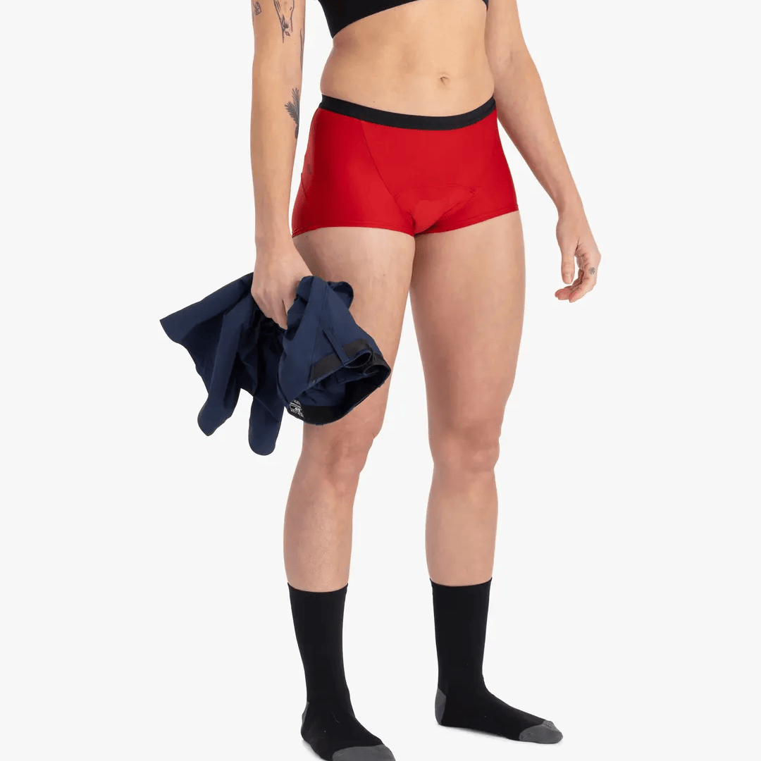 7mesh Women's Foundation Boxer Brief Cherry / M Apparel - Clothing - Women's Shorts - Mountain