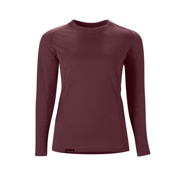 7mesh Women's Gryphon Crew Long Sleeve Port / XS Apparel - Clothing - Women's Base Layers