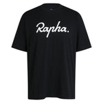 Rapha Men’s Cotton Logo T-Shirt Black/White / XS Apparel - Clothing - Men's Casual - Tops