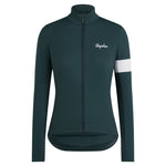 Rapha Women's Core Winter Jacket Forest Green/White / XXS Apparel - Clothing - Women's Jackets - Road