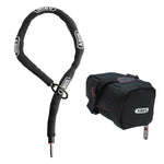 ABUS ACH Classic AdptrChn + FrmLock 100cm, 5.5mm, Black Frame Locks