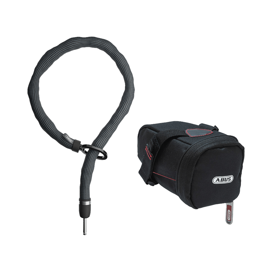 ABUS ACH Suprior AdptrChn + FrmLock Abus, ACH Suprior AdptrChn + FrmLock, Frame Lock, 100cm, 7mm, Black Accessories - Locks