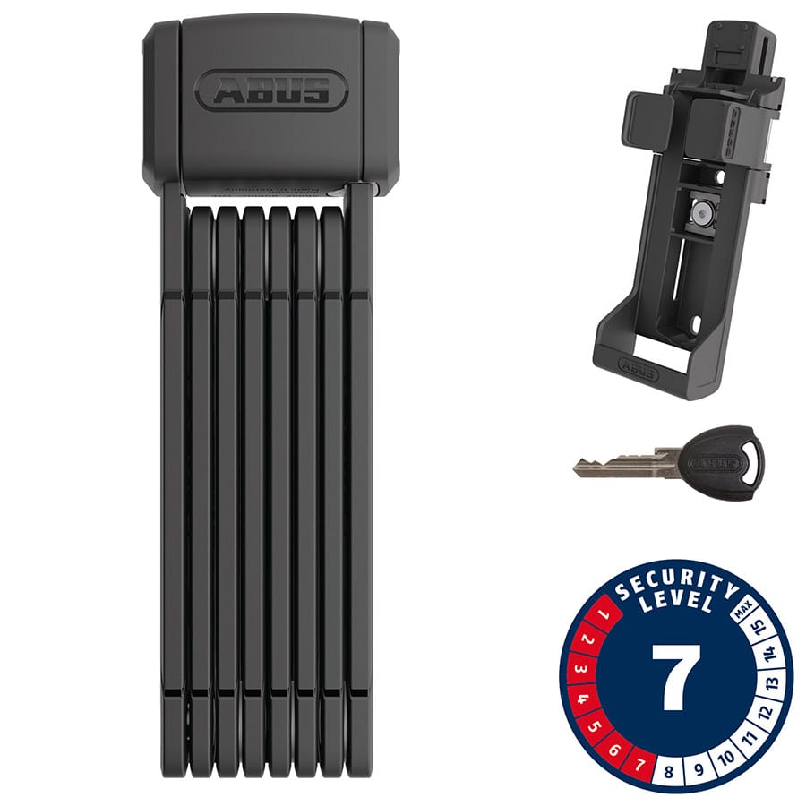 Abus Bordo 5800K Abus, Bordo 5800K, Folding Lock, Key - Plus, 80cm, 2.6', 2.5mm, Black Folding Locks