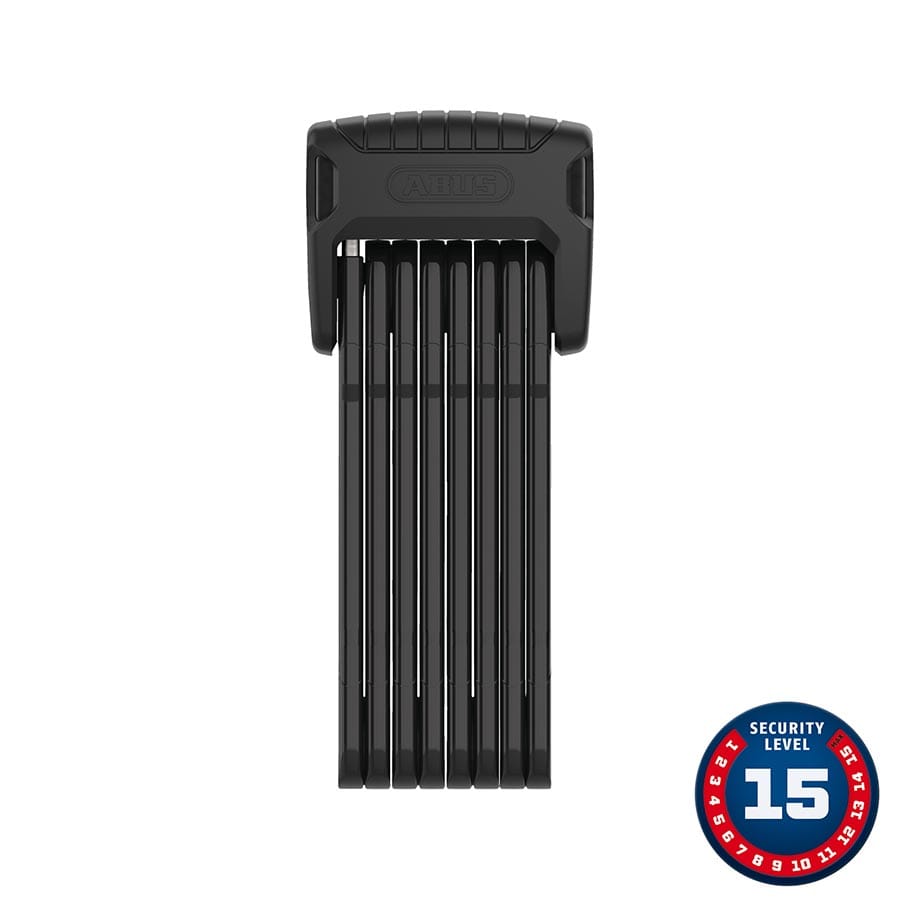 Abus Bordo Granit XPlus 6500K 120cm, 3.94', SH, Black Folding Locks