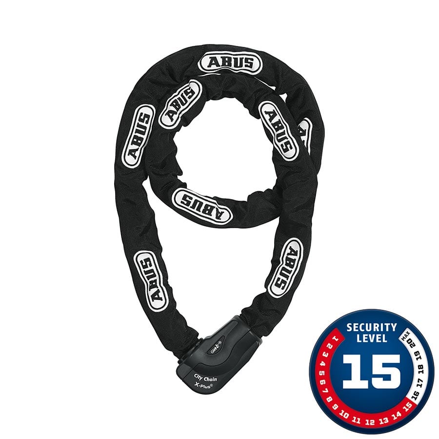 Abus Granit CityChain XPlus 1060K 70cm, 5.6', Black Chain Locks