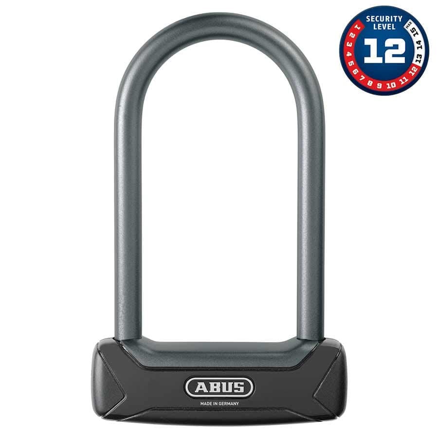 Abus Granit Plus 640 Mini & Std 150mm (12mm x 3.3'' x 5.9''), Black U-Locks