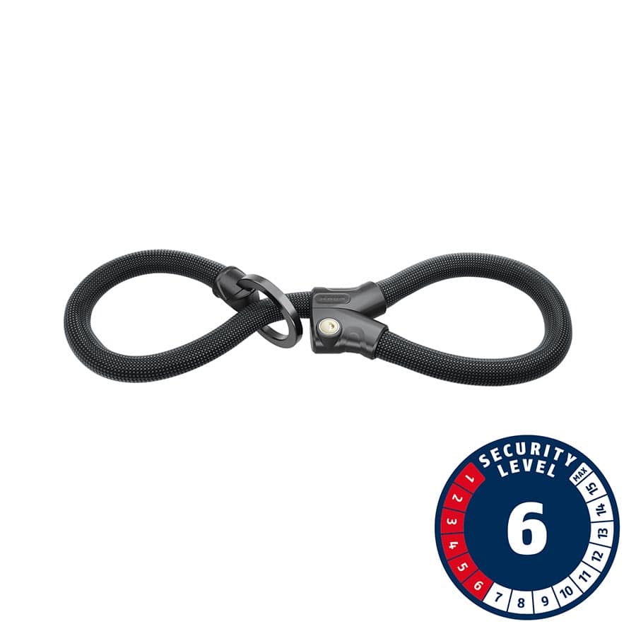 Abus Infinity Loop 1806K 110cm, 3.6', Black Chain Locks