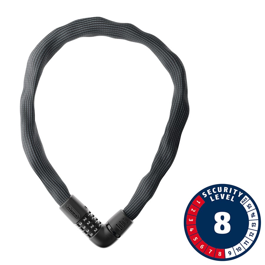 Abus IVERA 7210C 110cm, 43.3'', Grey Chain Locks