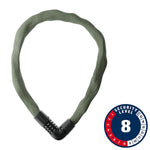 Abus IVERA 7210C 85cm, 33.5'', Green Chain Locks